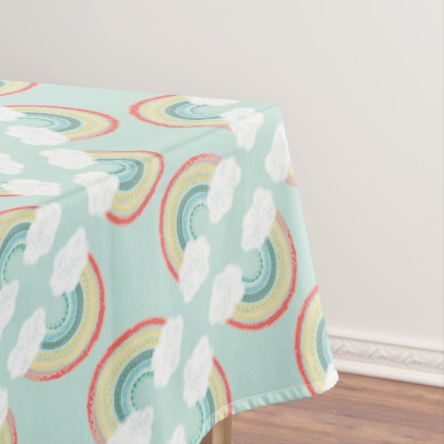 Nappe Rainbow Birthday Party Enfants (In Situ)