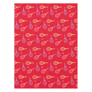 Nappe Raquettes de tennis Pastel avec balle de tennis en