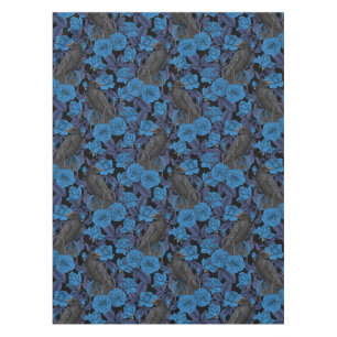 Nappe Ravins et roses bleus