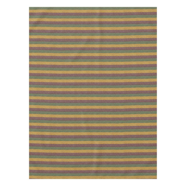Nappe Rayé Mardi Gras vintage (Devant)