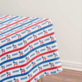 Nappe Rayures 2020 patriotiques d'âne de Démocrate