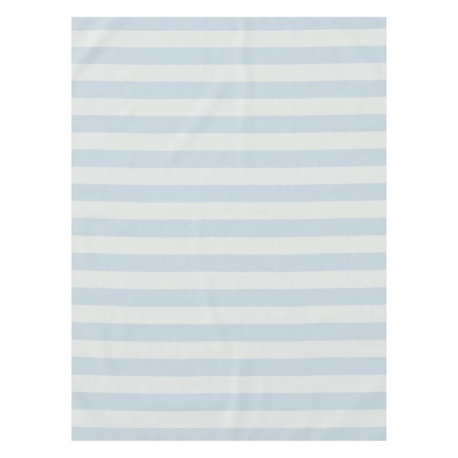Nappe Rayures bleu clair (Devant)