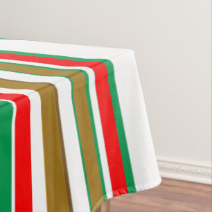 Nappe Rayures de Noël Férié