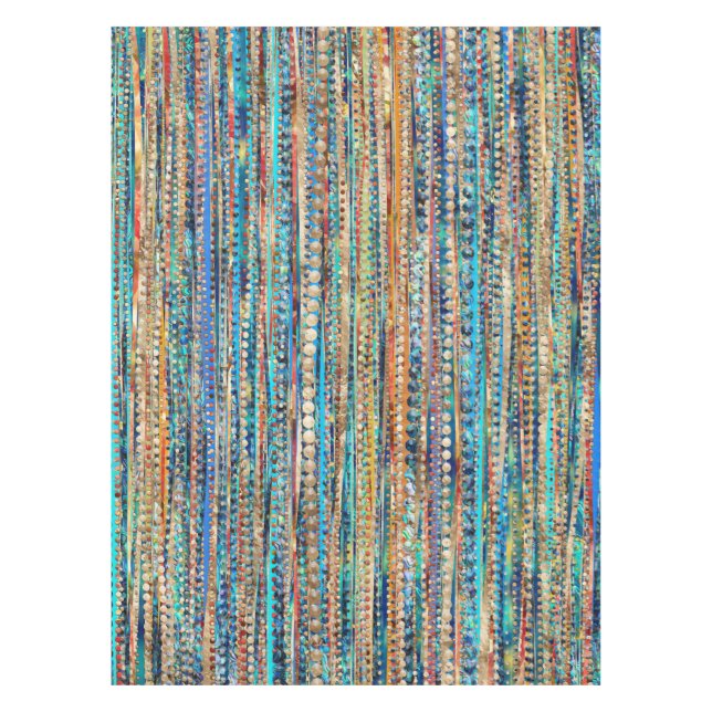 Nappe Rayures et perles (Devant)