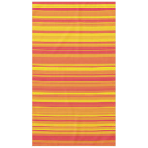 Nappe Rayures Orange Rouge Jaune