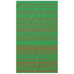 Nappe Rayures Vert Marron