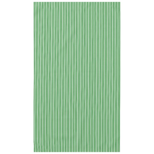 Nappe Rayures vertes et blanches de Noël (Devant)