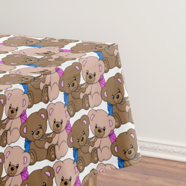 Nappe Rectangle de révélation de genre pour les Nounours (In Situ)