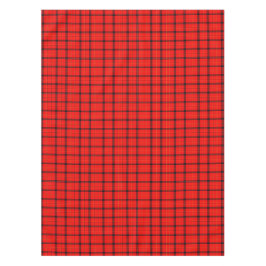 Nappe Red Scottish Plaid & Black Lines | Tartan vintage