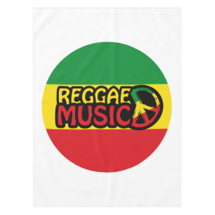 Nappe Reggae Musique, reggae art avec symbole de paix