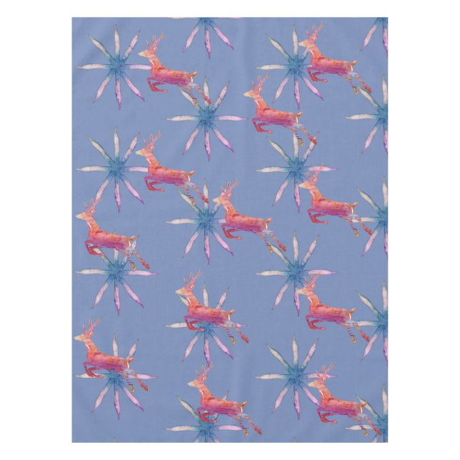 Nappe Reindeer and Snowflakes (Devant)
