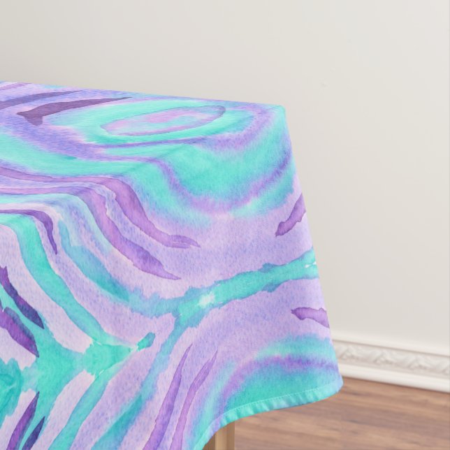 Nappe Remous pourpre de turquoise d'aquarelle de (In Situ)