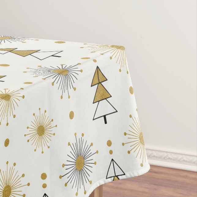 Nappe “Retro Christmas Trees | Mid Century Modern (In Situ)