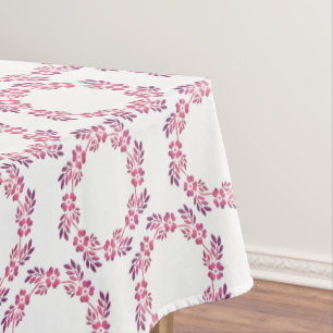 Nappe Rétro conception florale