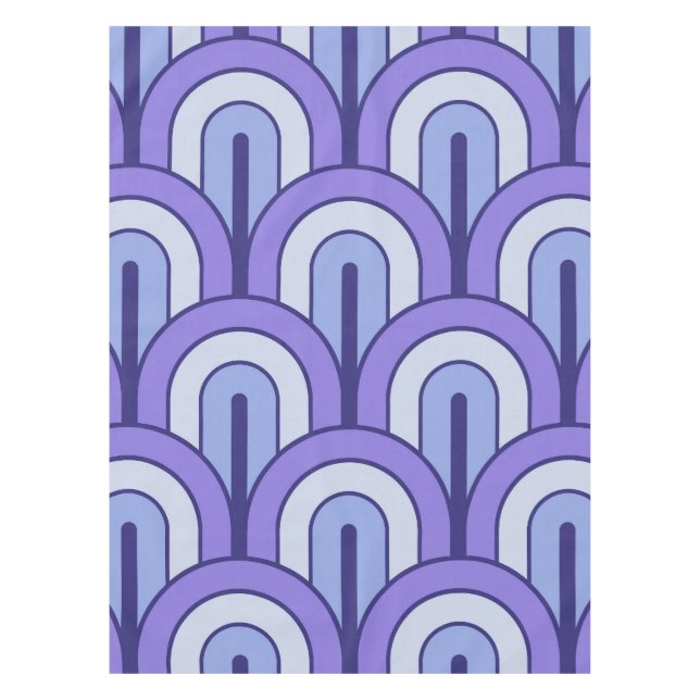 Nappe Retro Gradated Geometric Fan Pattern (Devant)
