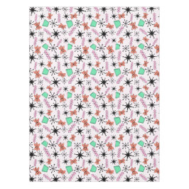 Nappe Rétro MCM rose orange vert noir