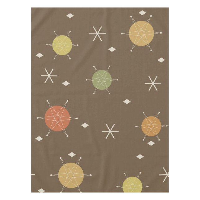Nappe Retro Mid Mod Starburst Sky Multicolore (Devant)