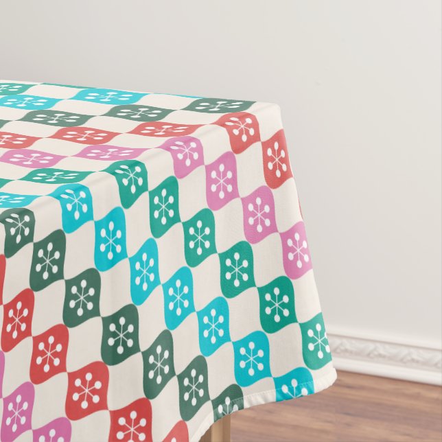 Nappe Retro MidCentury Modern Pattern Colorful Christmas (In Situ)