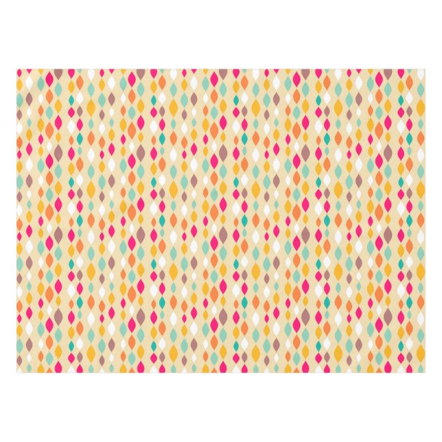 Nappe Rétro motif d'abrégé sur style (Devant (Horizontal))