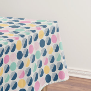 Nappe Rétro motif de demi-cercle
