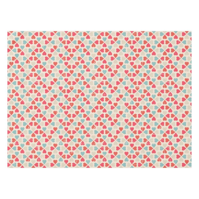 Nappe Rétro motif de Saint-Valentin (Devant (Horizontal))