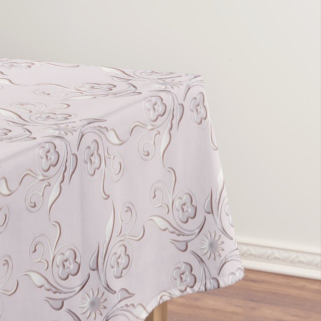 Nappe rétro motif floral (In Situ)