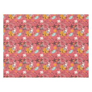 Nappe Rétro motif floral 7