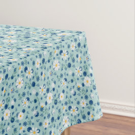 Nappe Retro motif floral avec marguerites.