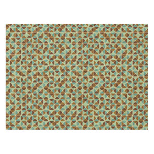 Nappe Rétro motif géométrique