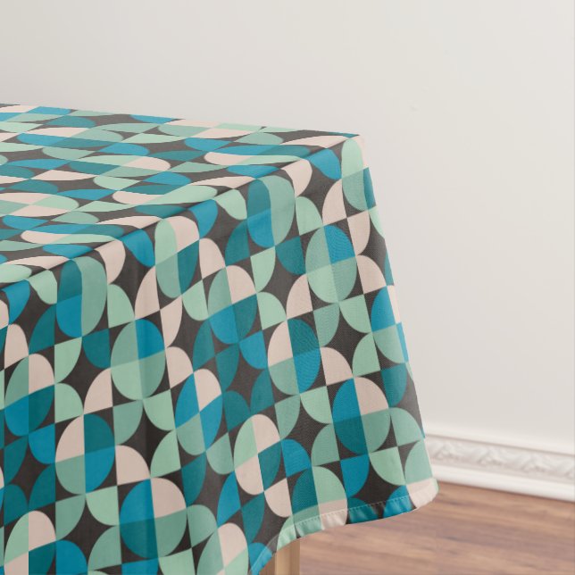 Nappe Rétro motif vintage des années 60 (In Situ)