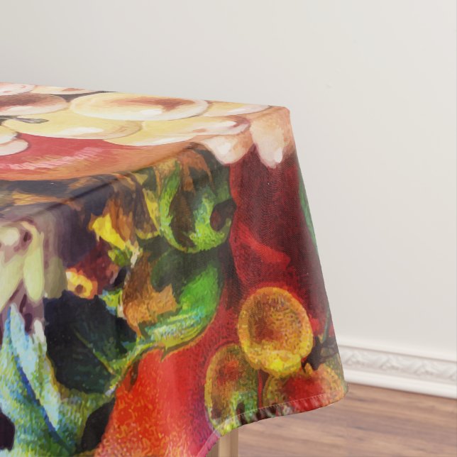 Nappe Retro Rustique Fruit Fruit Fruit Fruit Tropical Ét (In Situ)