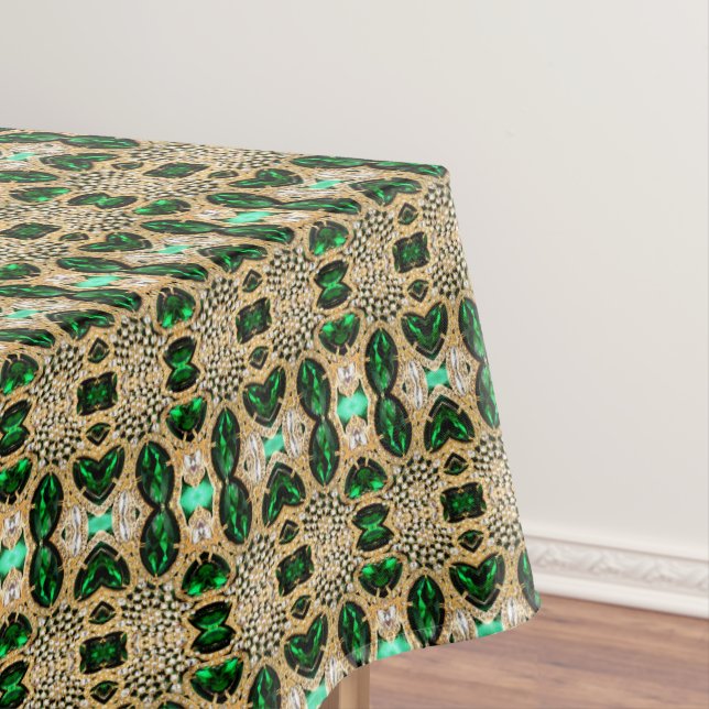 Nappe rhinocéros vert émeraude à l'or de luxe (In Situ)