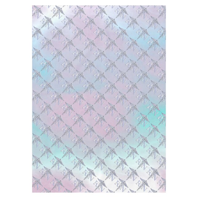 Nappe RN Caduceus Médicale Mère Pearl Décor (Devant)