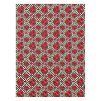 Nappe Rockabilly floral d'amour de bouquet de roses