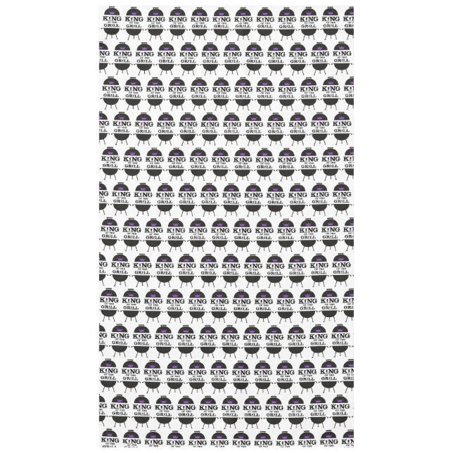 Nappe Roi Du Grill, Couronne Violette Noire (Devant)