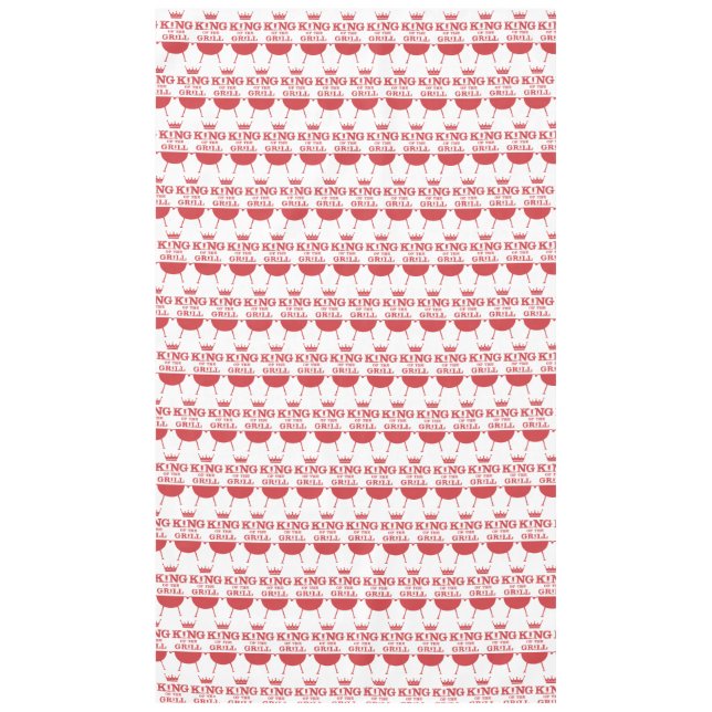 Nappe Roi Du Grill, Rouge (Devant)