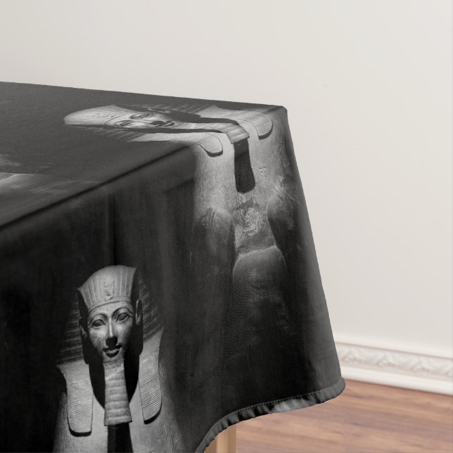Nappe Roi pharaon noir et blanc (In Situ)