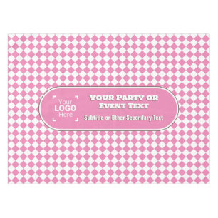Nappe Rose / Diamant Blanc do-it-yourself Central Texte 