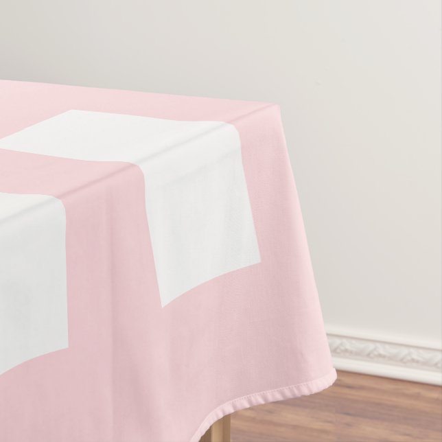 Nappe Rose et Blanche Rayure (In Situ)
