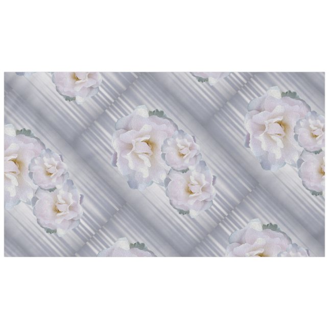 Nappe Roses gris rose (Devant (Horizontal))