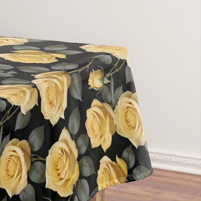 Nappe Roses Jaune Doré  (In Situ)