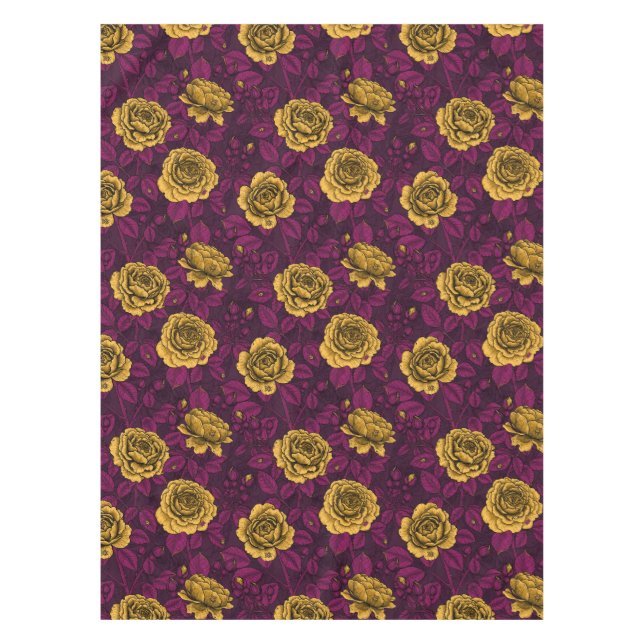 Nappe Roses jaunes (Devant)