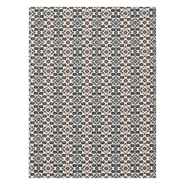 Nappe Rottweiler Floral Geometric Pattern (Devant)