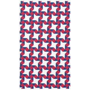 Nappe Rouge, blanc et bleu Juillet quatrième Motif de pa