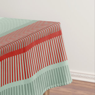 Nappe Rouge et vert rayé