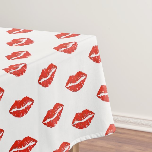 Nappe Rouge Lèvres Bélier Amour Saint Valentin Bachelore (In Situ)