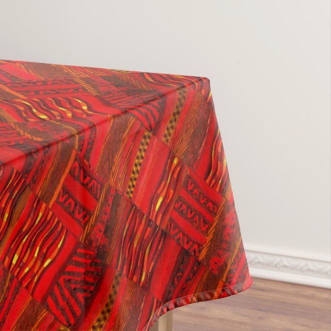 Nappe Rouge vrai de Kente (In Situ)