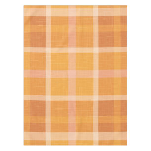 Nappe Rustique Orange Automne Plaid Tartan Enveloppement