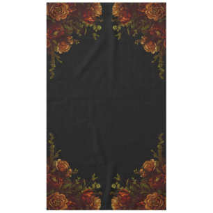 Nappe Rustique Orange Noir Élégant Mariage Invitation