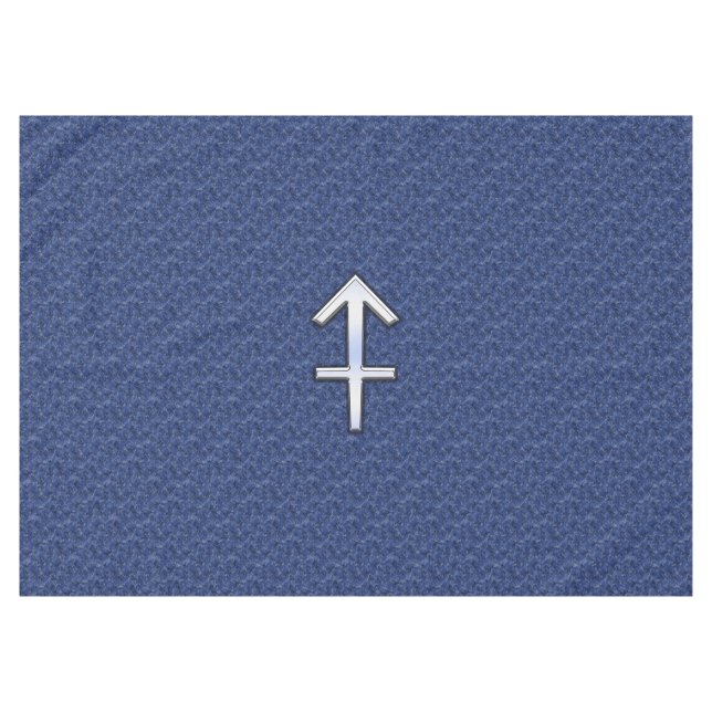 Nappe Sagittarius Zodiac Sign on Navy Camouflage numériq (Devant (Horizontal))